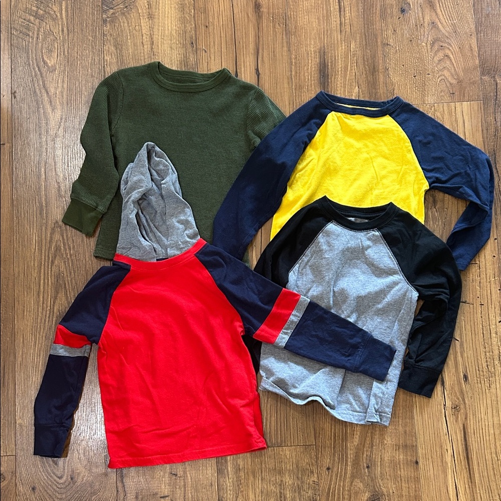 The Children's Place &  Cat and Jack Long Sleeve Shirt Set